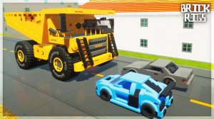 ОГРОМНЫЙ БЕЛАЗ УНИЧТОЖАЕТ ЛЕГО ТАЧКИ | BRICK RIGS ЭКСПЕРИМЕНТ