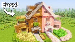 Minecraft как построить дом для выживания вдвоем. Обучающее видео🏠