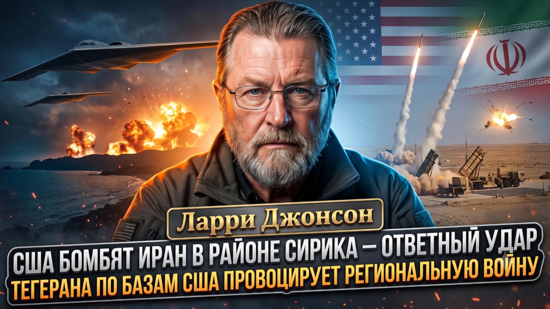 💥Ларри Джонсон | Война на Ближнем Востоке: удар США по Ирану спровоцировал ответ!