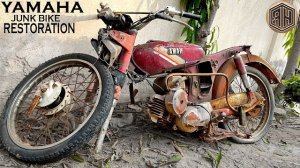 Полная реставрация старинного ржавого мотоцикла