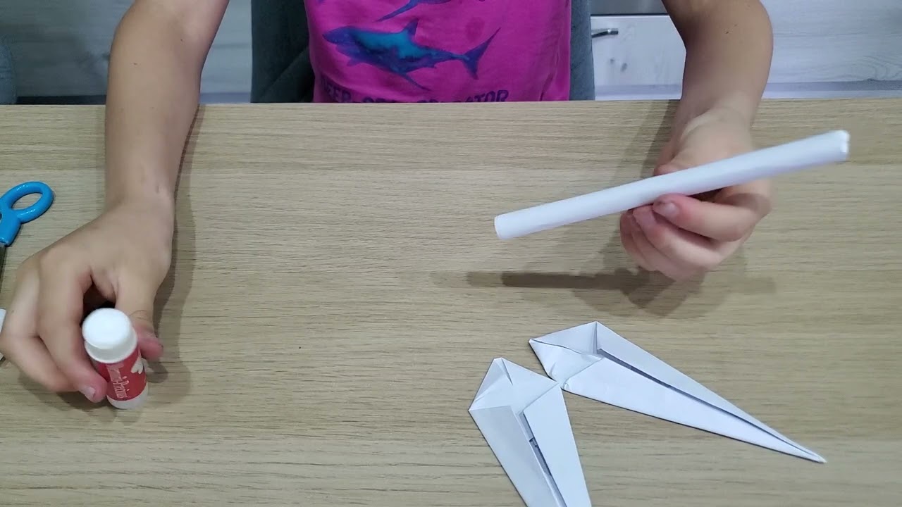 Кунай из бумаги. 😁 Сделать легко. смотреть онлайн