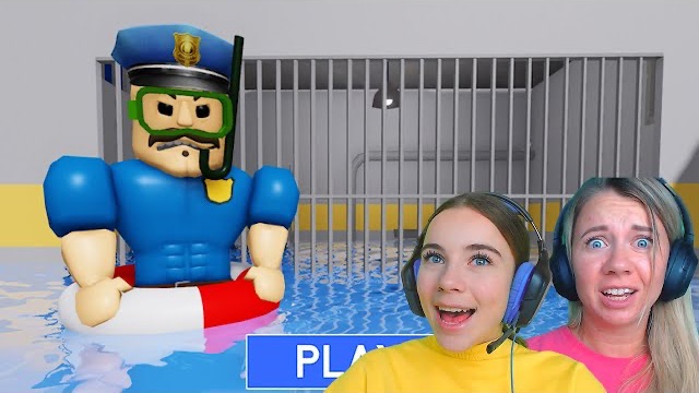 ПЛАВАЕМ В ТЮРЬМЕ БАРРИ С МАМОЙ в ROBLOX! смотреть онлайн