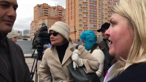 Дом-Монстр - встреча жителей Коммунарки с Москва 24 и ГК А101  - апрель 2017