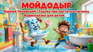🛁 «МОЙДОДЫР» — Корней Чуковский | Сказка про чистоту и гигиену | Аудиосказка для детей 🧼