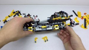 Сборка автокрана Лего 42108, Lego truck crane assembly 42108