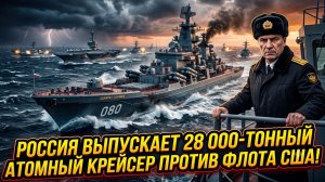 🔥Россия выводит самый быстрый атомный крейсер против ударной группировки Америки!