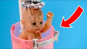 КТО СЛОМАЛ ДУШ? #Бебибон Миша Моется в Пене Беби Элайв Интерактивная Кукла Для девочек