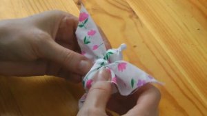 Птички из лоскутков.