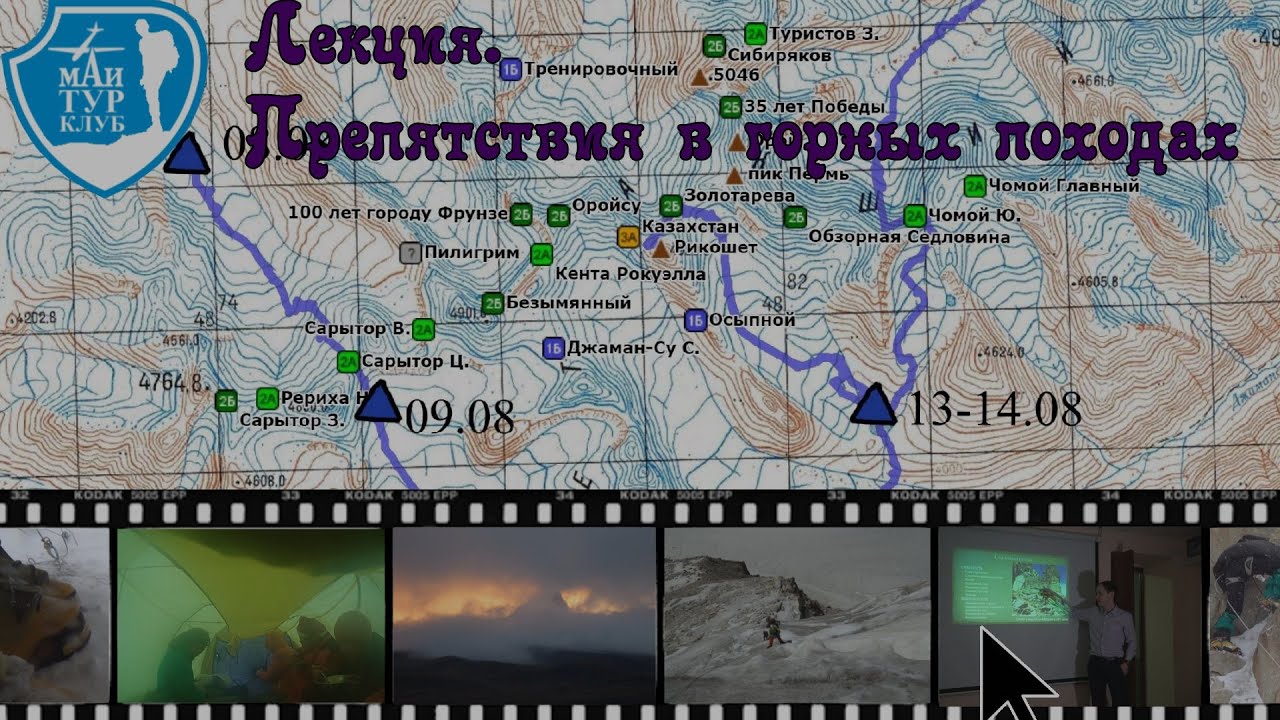 Как ходить по горам. Лекция в горной школе ТК МАИ 2019. смотреть онлайн