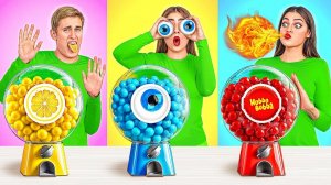 24 часа Едим Еду Одного Цвета Челлендж #Смешные Моменты от Multi DO Challenge