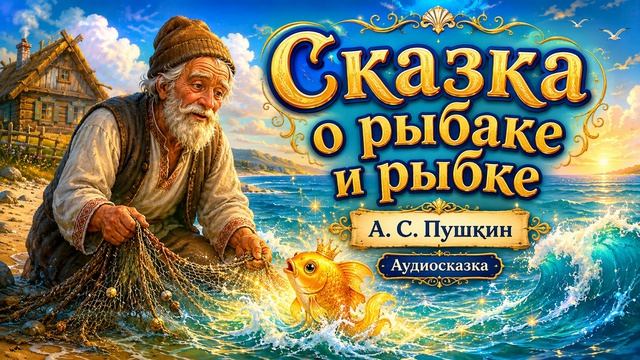 "Сказка о рыбаке и рыбке" А.Пушкин |Слушать сказки перед сном| Аудиосказки |Сказки для малышей |