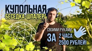 Беседка & шпалера для сада своими руками из арматуры за 2 часа и 2500 рублей!