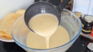 Мой рецепт очень вкусных блинов