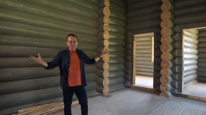 Обзор дома в современном стиле.  Дизайн интерьера деревянного дома из бревна.