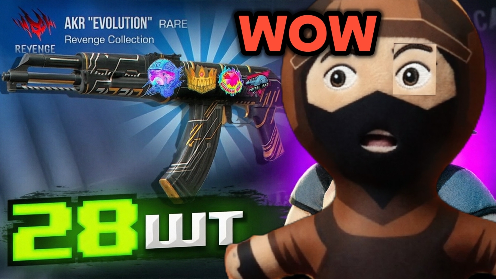 😱 ЗАКАЗАЛ 28 AKR EVOLUTION В СТАНДОФФ 2! (🤑Жёстко окупился 🤑) смотреть онлайн