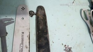 Ремонт шины с бензопилы