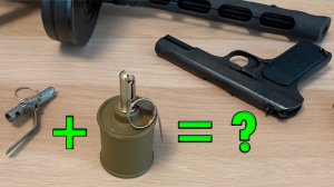 Тюнинг макета гранаты РГ-42.