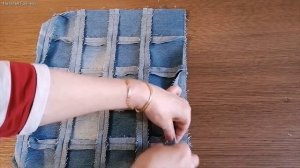 Сумка из старых джинсов #12.