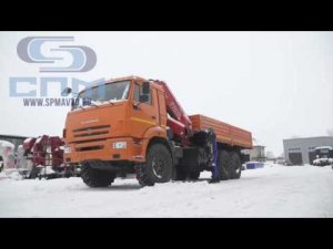 Как работать манипулятором? КАМАЗ-43118 с КМУ Фасси / Работа манипулятора