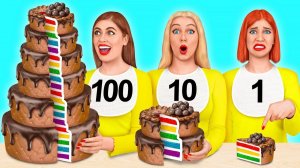 100 Слоев еды Челлендж  Сумасшедший челлендж