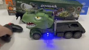 Мультик про машинки. Распаковка мусоровоза, Динозавра, Range Rover. Машинки для детей и малышей
