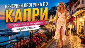 🇮🇹 Вечерняя прогулка по Капри — внутри самого гламурного острова Италии!