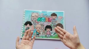 Обзор нашей бумажной книги Toca world. #tocaboca #paper #tocalifeworld