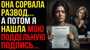 Истории из жизни После скандала у нотариуса я нашла документ, который разрушил всю их ложь. Аудиокни