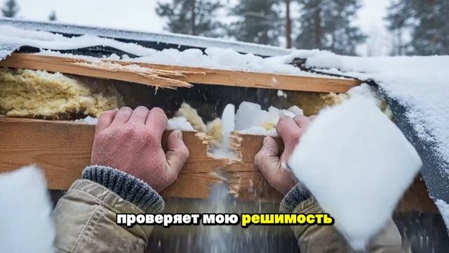 Я построил дом на обрыве в экстремальном холоде (-80°C)… И наконец спокойно приготовил еду смотреть онлайн