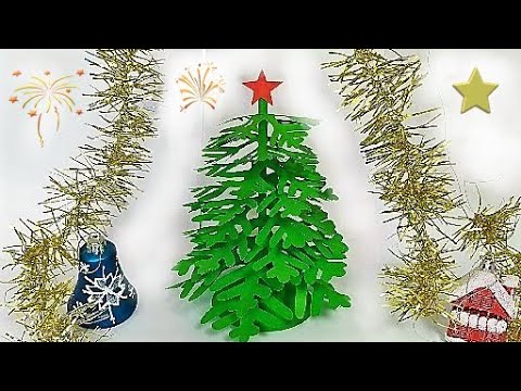 ЕЛКА из бумаги своими руками / Новогодние поделки / DIY Christmas tree / Christmas crafts смотреть онлайн