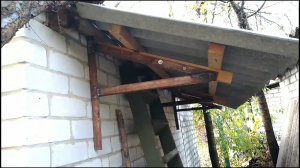 Сделал дровник для сушки дров + экспресс вариант - без инструмента.