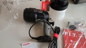 Распаковка — Краскопульт электрический P.I.T PSG3021-C Pro