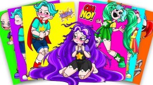 ОДИН ДЕНЬ ИЗ ЖИЗНИ ЛИЛИ ЛАВБРЕЙДС — POPPY PLAYTIME 5 / БЛОКНОТ С НАКЛЕЙКАМИ СДЕЛАЙ САМ