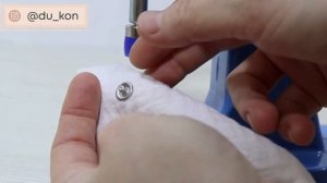 Как установить рубашечные кнопки прессом