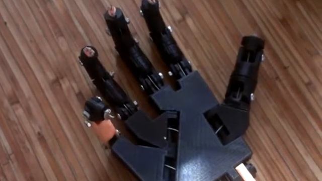 InMoov hand test смотреть онлайн