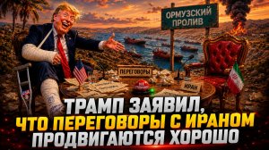 Трамп заявил, что переговоры с Ираном продвигаются очень хорошо.
