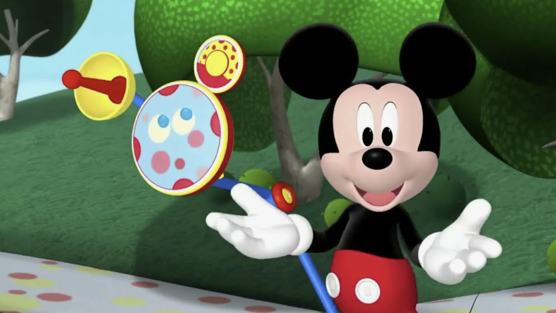 МИККИ МАУС мультик для детей ИГРАЕТ С ПЛУТО СОБИРАЕМ ПАЗЛЫ MICKEY MOUSE
