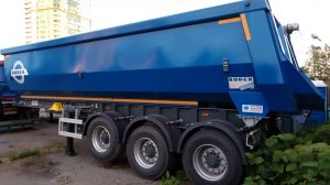 BODEX KIS-3WS2 30 м.куб. оси SAF 11 тонн на полурессоре самосвальный полуприцеп