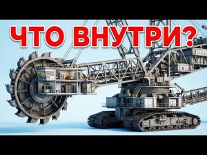 Гигант под землёй: что скрывает внутри самый огромный экскаватор в истории