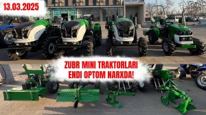 SHOK! KATTA CHEGIRMA! ZUBR MINI TRAKTORLARI ENDI OPTOM NARXDA! ZUBR 1125! ZUBR 1115! ZUBR 1105!