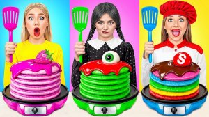 Кулинарный Челлендж# Уэнсдей Против Бабушки # Сумасшедший Челлендж от Super Hyper DO