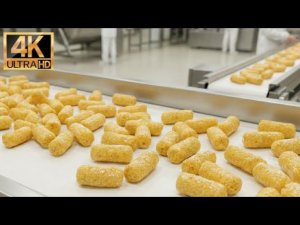 Как делают кукурузные палочки. Полный цикл производства.
