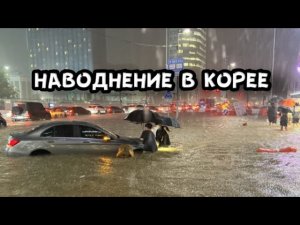 Корея Влог: наводнение в Южной Корее/Потоп в Сеуле/пикник у моря/алмазная мазайка/Korea Vlog