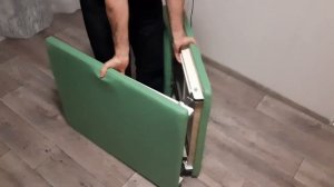 Показываю складной массажный стол, созданный своими руками.