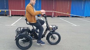 Электровелосипед трёхколёсный фэтбайк GT V-17 (500W 48V 15AH) - Новинка 2025г.🔥