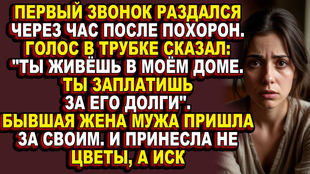 Истории из жизни|Она похоронила мужа, а наутро получила счет от его прошлого|Аудио рассказы|Аудиок