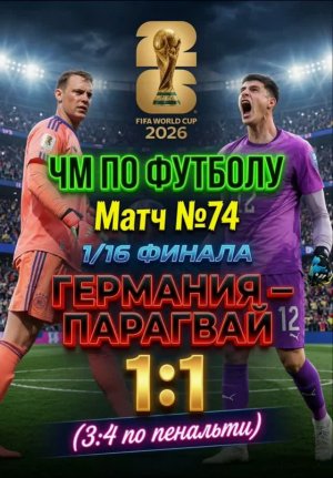 ГЕРМАНИЯ СЕНСАЦИОННО УСТУПИЛА ПАРАГВАЮ И ПОКИДАЕТ ЧЕМПИОНАТ!!!  | #футбол, #sport, #спорт