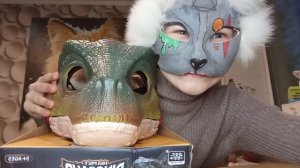 ~Обзор на мою маску раптора! 🐲✨
