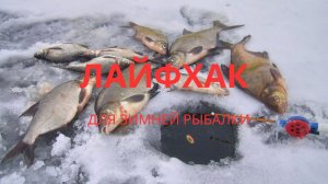 КРУТОЙ лайфхак для зимней рыбалки! Разбудит интерес практически ЛЮБОЙ рыбы!