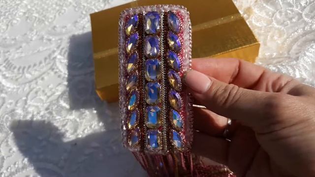 Эполеты из бисера "Розовое шампанское" смотреть онлайн